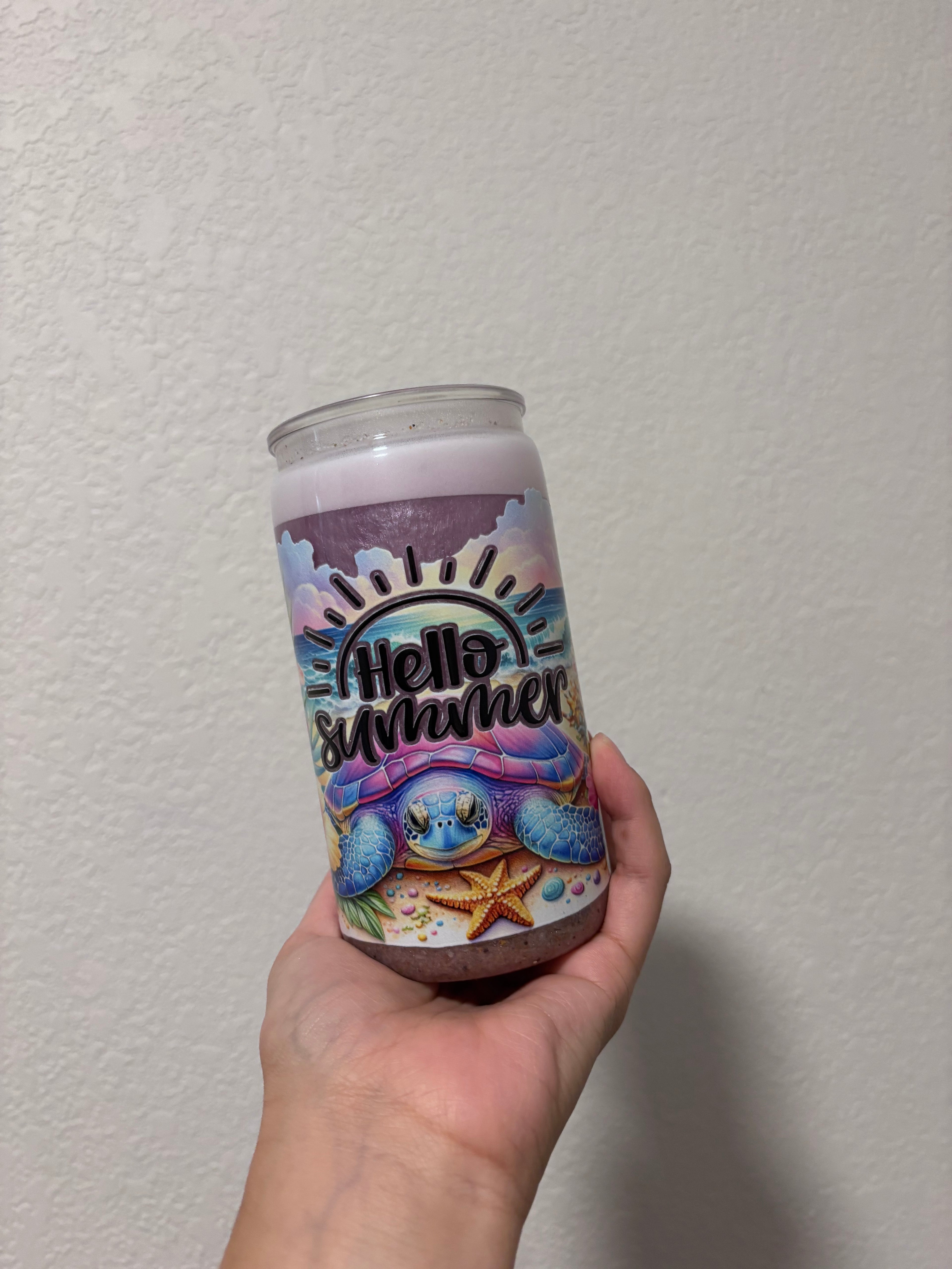 16 oz Beach cup